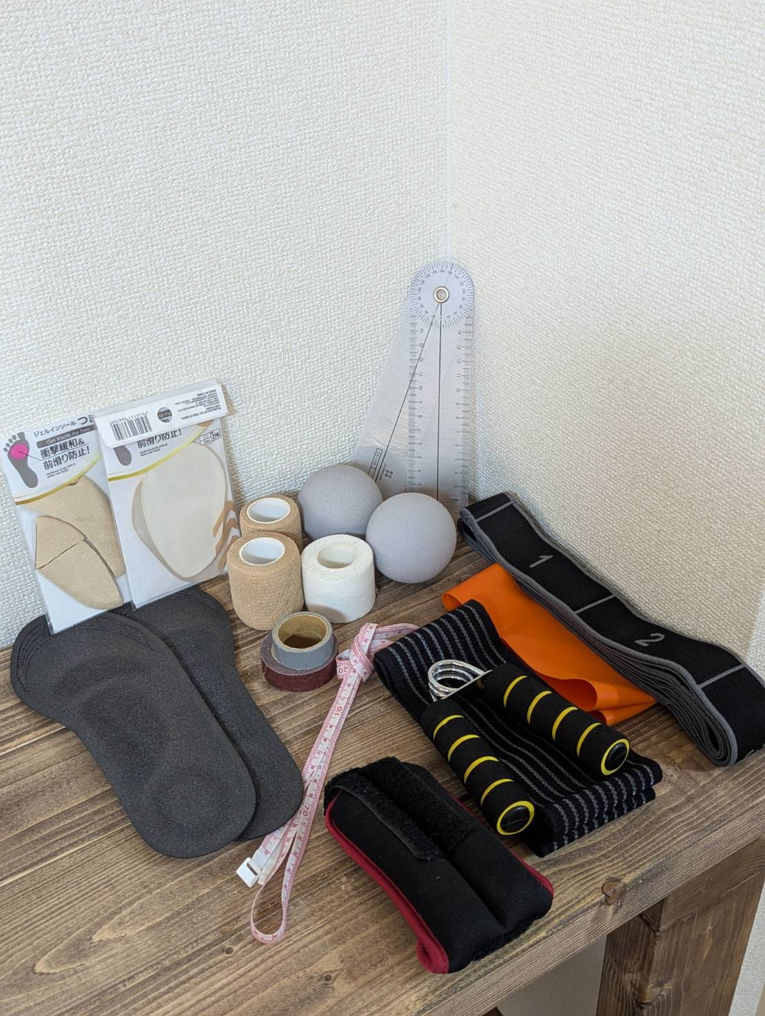 リハビリで使っている道具達